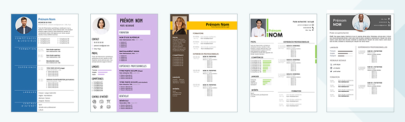 Modèles de CV